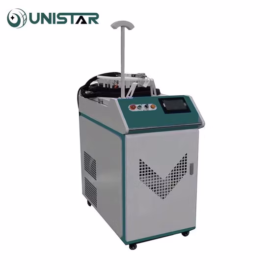 1000W 1500W 탄소강 납땜 기계 소형 동요 머리 섬유 레이저 용접 기계