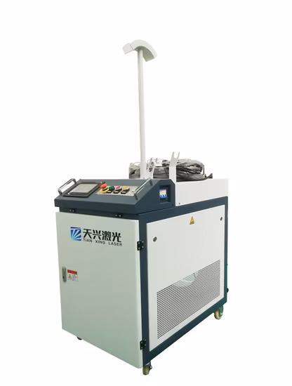 1500W 페인트 휴대용 금속 녹 제거 표면 자동차 섬유 레이저 청소 기계 녹 제거 레이저